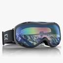 Ski Goggles Anti-Fog Snow Goggles - Dual Lenses UV Protection OTG Snowboard Goggles for Men & Women
