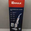 ENHULK Pool Vacuum for Above Ground Pool, Upgraded 13.4" Wide Head & Telescopic Pole, 18.5 GPM Powerful Suction, 60 Mins Runtime, Cordless Handheld Rechargeable Pool Cleaner for Inground Pools, PC15