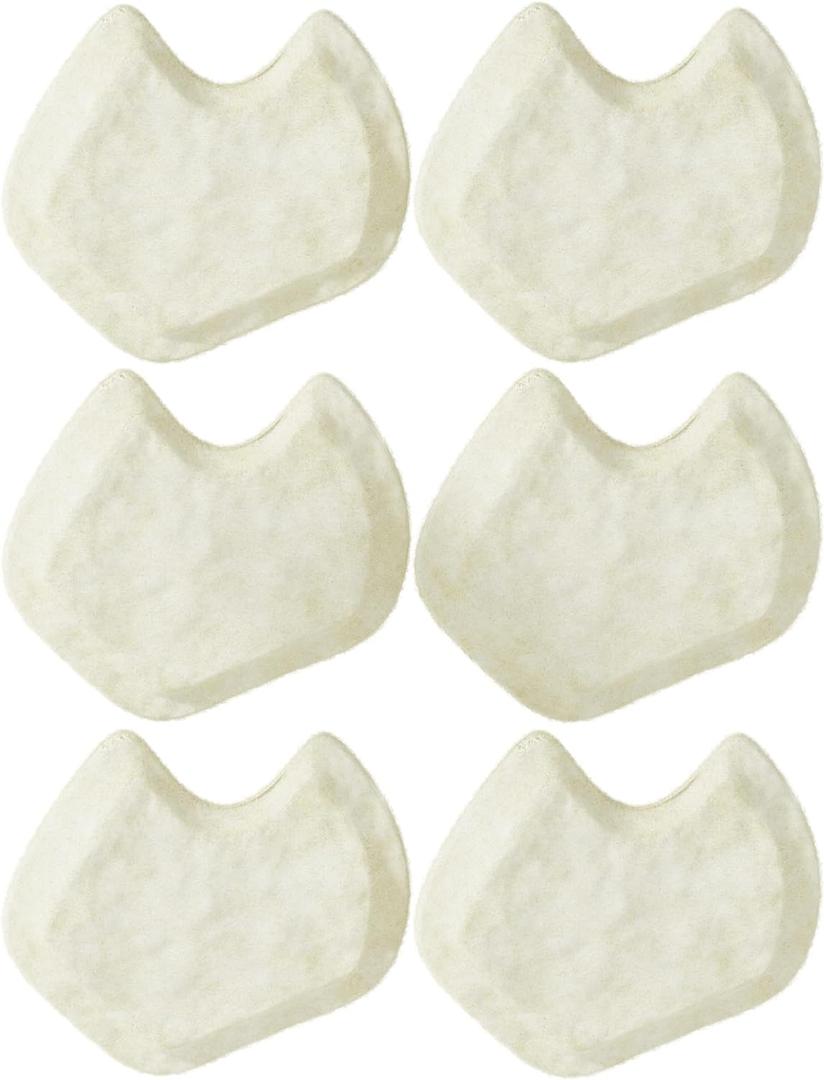 Premium Dancers Pads for Ball of feet Pain - Sesamoiditis Pads - Made in USA - 1/4" Thick Adhesive Skived Felt - 12 Pieces - Right Foot