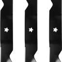 187254 Lawn Mower Medium Lift Blades Set Replace Husqvarna Craftsman Poulan 187256 532187256 532187254 for RZ5424 RZ5426 YTH24V54 YTH26V54 GTH26K54T - 54" Deck Lawn Mower (3 Pack)
