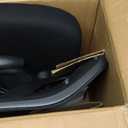 Marsail Ergonomic Mesh Office Chair High Back Desk Chair Adjustable Lumbar Support with Headrest Flip-Up Liftable Arms Swivel Computer Task Chair for Big and Tall People (Black)