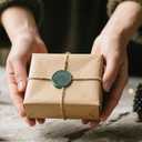 Green Tree Wax Seal Stickers - 50 Pcs Vintage Wax Seal Stickers for Wedding Invitation Party, Self-Adhesive Embossed Sealing Sticker for Envelope Birthday Christmas Gift Wrapping