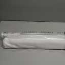 UNISHADES no Drill Cordless Roman Shades for Windows, 32" W 64" H - Light Filtering - Linen - White