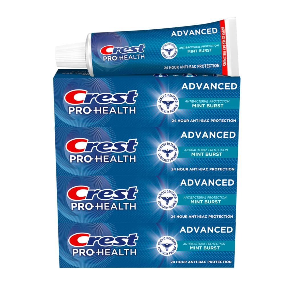 Pack of 3 Crest Pro-Health Advanced Antibacterial Protection Toothpaste - , 5 Oz Tubes