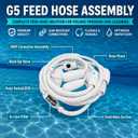 Upgraded G5 Pool Cleaner Feed Hose Replacement | Compatible with Polaris 180, 280, 380, 3900 Sport, TR28P, TR35P and 280 TankTrax; not compatible with Polaris 360