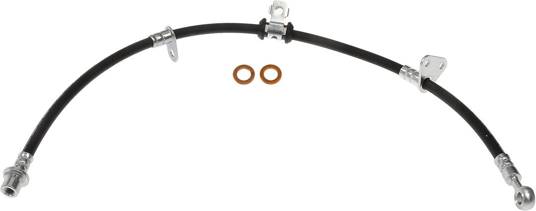 Dorman H38832 Front Driver Side Brake Hydraulic Hose | Fits Select Acura / Honda / Isuzu Models