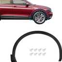 Front Right Fender Trim Compatible with Volkswagen Tiguan 2018-2023 2.0L l4 Replace# 5NN854732A9B9 VW1291109 Front Passenger Side Wheel Fender Flares Opening Arch Trim
