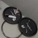 12 Inch Flush Mount Ceiling Lights, 36W 3200LM Black Dimmable Light Fixtures Ceiling Mount, 3000K-5000K Selectable Modern Kitchen Light Fixtures for Stairwell, Balcony, Corridor, Laundry (2-Pack)