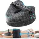 Vertdens Leg Pillow, Knee Pillow for Side Sleepers, Leg Pillows for Sleeping, Knee Cushion for Sleeping, Suitable for Relieving Leg, Back, Knee Pain