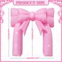 9FT Pink Bow Inflatable Arch Outdoor Decorations Giant Blow-up Bow Arch Built-in 5 LED Lights for Pink Birthday Party Decor Wedding Coquette Bachelorette Bridal Party Supplies Yard Garden Lawn