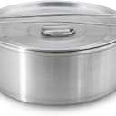 Flan Mold with Lid - Authentic Mexican Flan Pan - Flan Molds for Baking with Water Bath - Molde para Flan - Flaneras Moldes con Tapa Bao Maria