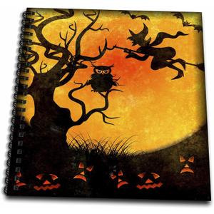 3D Rose Halloween Backdrop Drawing Book