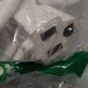 Amazon Basics Extension Cord, 13 Amps, 125V, 20 Foot, White - Pack of 2