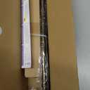 Bronze Wrap Around Curtain Rods 2 Pack:Small Blackout Adjustable Window Curtain Rod for Bedroom Kitchen Apartment Renter Friendly,Room Darkening Curved Drapery Rods Easy Install,Brown 28-48 Inch