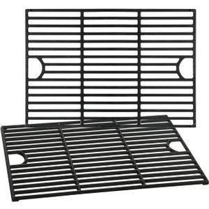 Grill Grates for Nexgrill 4 Burner 720-0830H 720-0830D 720-0670A 720-0783C 720-0783E 720-0958A, 17" Cast Iron Replacement Parts for 5 Burner 720-0888N Charbroil 463241113 463446015, Kenmore Gas Grill