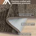 COSY HOMEER Entryway Rugs Doormat 36"x60",Non-Slip Absorbent Door Mat,Brown