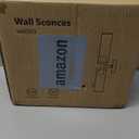 Wall Sconces Set of Two, 22'' Modern Bathroom Sconces with Clear Glass,Black Sconces Wall Lighting for Living Room Bathroom Hallway Mirror Bedroom (Bulbs Not Included)