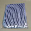 Waterproof Cat Litter Mat, Double Layer EVA, Odor-Free Large Grid, Urine Proof, Easy Cleanup (Blue, 12 x 18)