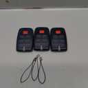 Kingdder 3 Pcs 4 Channel Remote Control Compatible with BFT Mitto B RCB04 R1, 433.92mhz Gate Opener Remote Control Transmitter for All Kinds of Doors, Easy to Program