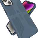 Speck iPhone 15 Plus & 14 Plus Case - Drop Protection, Built for MagSafe, Scratch Resistant - No Slip Grip with Soft Touch Coating for iPhone 6.7 Inch Model - Mystery Blue/Faded Denim CandyShell Pro