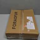 FORAOFUR End Table with Charging Station, End Tables with USB Ports and Outlets, Small Side Table for Living Room, Bedroom & Office, Two-Tier Narrow Side Table, Easy Assembly