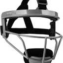 Dinictis Softball Face Mask, Lightweight, Comfortable, with Wide Field Vision, Durable and Safe Face Guards, Premium Protective Softball Fielder's Mask (Grey)