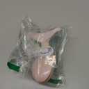 Red-Light-Therapy-for-Face-and-Neck, 7 Color Face Massager Tool for Wrinkles, Double Chin, Vibrating Facial Massager with Thermals for Skin Care, Glossy Pink