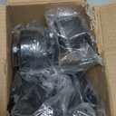 FactorDuty 3 inch Heavy Duty Polyurethane Caster Wheels Rigid Fixed None Swivel Industrial Grade Solid Low Profile Smooth and Silent 3000LB Capacity Pack of 4