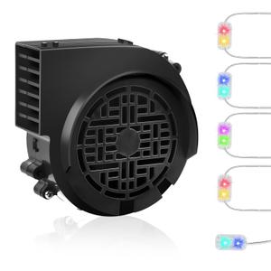 12V 1.2A Inflatable Replacement Motor for 5-9FT Halloween Christmas Inflatables Air Blower Fan with 5 LED Light Fans 1.5A Adapter Outdoor Blow Up Fan Blower Parts for Inflatables Yard Decorations