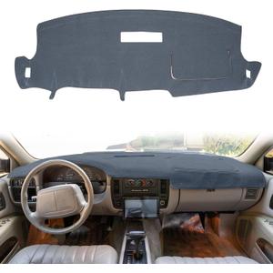 Dashboard Cover Dash Cover Mat Pad Custom Fit for Chevy Chevrolet Impala Caprice 1994 1995 1996 (Dark Gray)