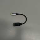 AGVEE 4 inch Lightning to USB Female Camera Adapter, OTG Cable for iPhone iPad to Connect Card Reader, USB Flash Drive, MIDI, Keyboard, Mouse, Hubs, Plug & Play, Dark Gray