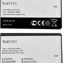 TLI017C1 Battery for Tracfone TCL Flip 2,Greatcall Red Graphite Jitterbug Flip Phone,Rechargeable 0 Cycle Battery Compatible with Alcatel Greatcall Red Graphite Jitterbug Flip Phone