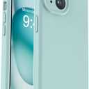 Vooii Compatible with iPhone 15 Case, Upgrade Defender Liquid Silicone, [Enhanced Camera Protection] [Soft Anti-Scratch Microfiber Lining] Shockproof Phone Case for iPhone 15 6.1 inch - Mint