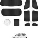 8PCS Window Shades for Toyota RAV4(2013-2018) Accessories Full Coverage Sun Shade for Side Windows, Rear Triangular & Windshield UV Protection & Privacy for Camping, Napping, Relaxing