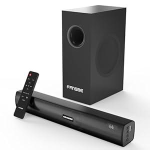 Fansbe Smart Home Theater Sound Bar TV PC, Hey