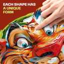 ESC WELT Wooden Puzzle Tiger 500 Pieces - Captivating Mind Entertainment for Teens and Adults - Fun and Environmentally Friendly Toy - Challenging Jigsaw Game - Wooden Puzzle