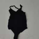 SHAPERX Women's Shapewear Bodysuit Tummy Control Body Shaper Seamless Sculpting Snatched Waist Body Suit, SZ5215-Black-S/M, (One Piece)