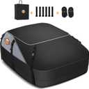 Sailnovo Car Rooftop Cargo Carrier Bag Waterproof 20 Cubic Feet for Top of Vehicle with/Without Roof Rack Car Top Carrier with 6*Door Hooks, Reinforced Straps & Storage Bag 1000D