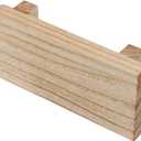 Mikikit Bathroom Counter Organizer Wooden Soap Stand Plant Holder Decorative Vase Rack Rustic Farmhouse Decor