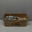 Pre-Lit 2ft Mini Artificial Christmas Tree, 50LED Lights, Red Cloth Base with for Table Desk Home Christmas Decor White