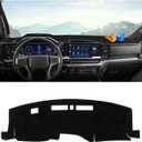 Autorder Dashboard Cover Mat for 2022-2025 2026 Chevy Chevrolet Silverado/GMC Sierra 1500 2500HD 3500HD Accessories Dash Cover Upgrade Velvet Dash Mat Sunshade Glare UV Rays Protector (Without HUD)