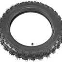 Trkimal 2.5-10" Off-Road Tire and Inner Tube Set - Most 49cc, 50cc, and 70cc Dirt Bike Tire with 10-Inch Rim Replacement Compatible with CRF50/XR50, DRZ70/JR50, and PW50 (2.5-10")