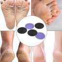 2 x 60 Pcs Sandpaper Set 1.7'' x 1.7'' for Electric Foot File Callus Remover (Blue+black)