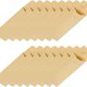 uxcell 100 Pcs Paper Silverware Bags 7.7 x 2.8 Inch Disposable Silverware Sleeves Sealable Oilproof Kraft Paper Bag Utensil Holder for Cutlery Spoon Chopsticks, Brown