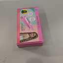 Hair Gem Stamper Kit,Bling Hair Jewels for Girls, Hair Styling Tool with Reusable Shining Diamonds, Christmas Birthday Arts & Crafts Gift for 5-12 Year Old Girl (Pink)