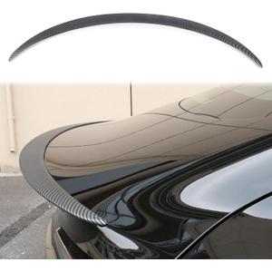 Spoiler for Tesla Model 3 Rear Spoiler Wing ABS Material Rear Trunk Lip Model 3 Highland Accessories Carbon Fiber Style Custom Fit 2020-2025(Matte Carbon Pattern)