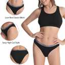 wirarpa Women's Bikini Panties No Panty Line Sexy Cotton Underwear 4/6 Pack (XL)