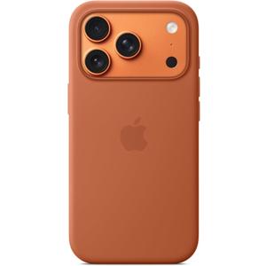 Apple iPhone 17 Pro Silicone Case with MagSafe and Camera Control: Lightweight Phone Case, Wireless Charging Compatible, Smooth Matte Finish; Terra Cotta