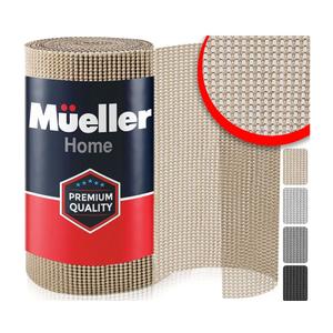 Shelf Drawer and Cabinet Liner, Durable with Strong Grip, 17.5 in x 20 FT, Non Adhesive Liners Protect Kitchen Cabinets and Cupboard, Bathroom Drawers and Shelves, Desks, Beige