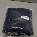 Navy Linen Curtains 102 inch Length 2 Panels Set Modern Farmhouse Living Room Drapes Light Filtering Rod Pocket Back Tab Filtering Privacy Semi Sheer Curtain 102 inches Long